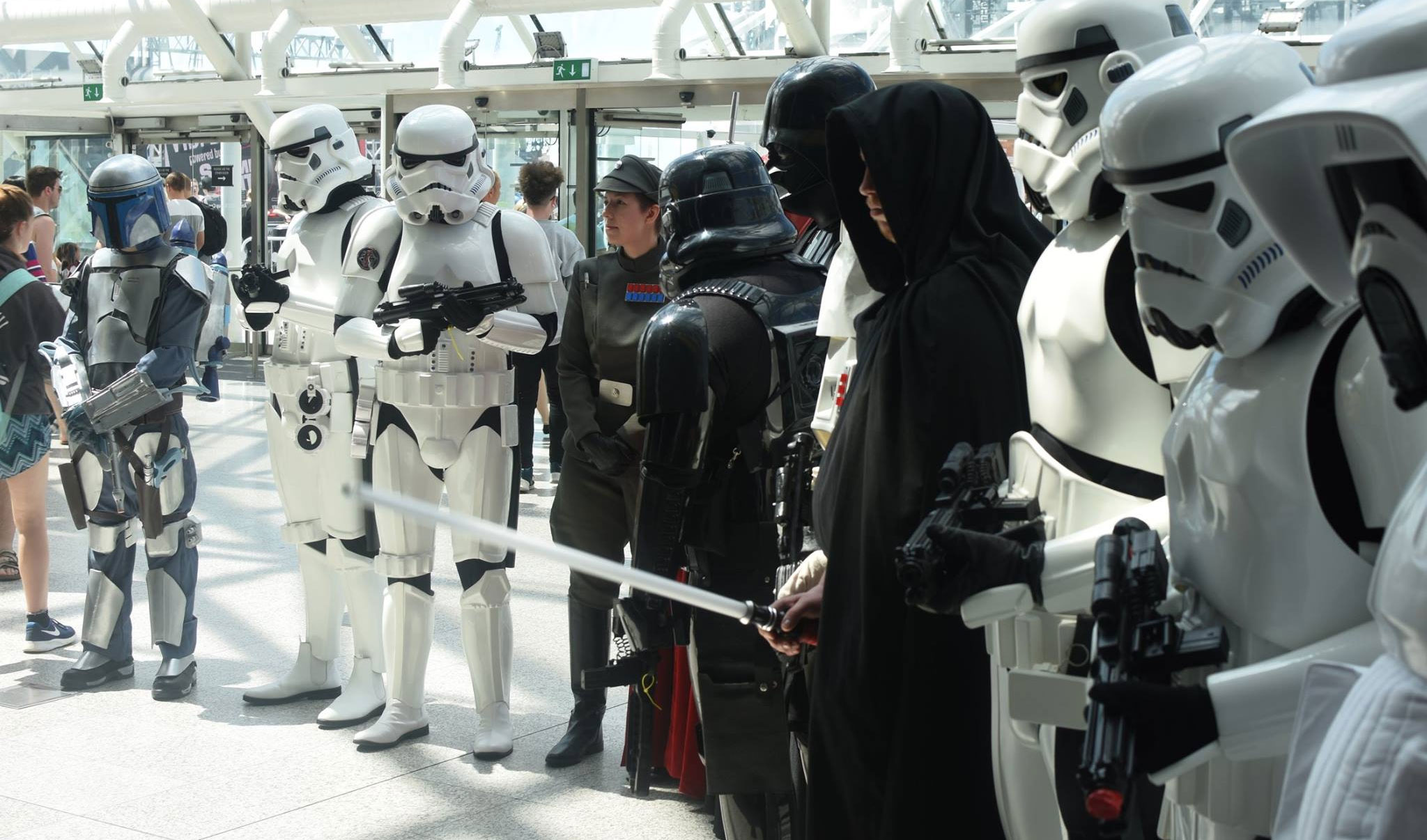 Imperial Outlanders Star Wars cosplay group