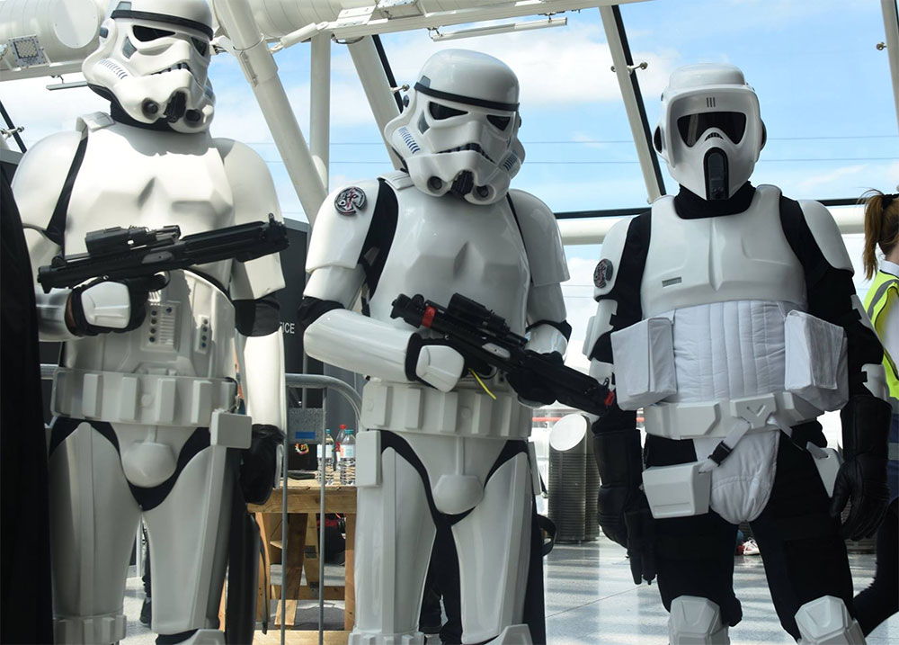Imperial Outlanders Star Wars cosplay group