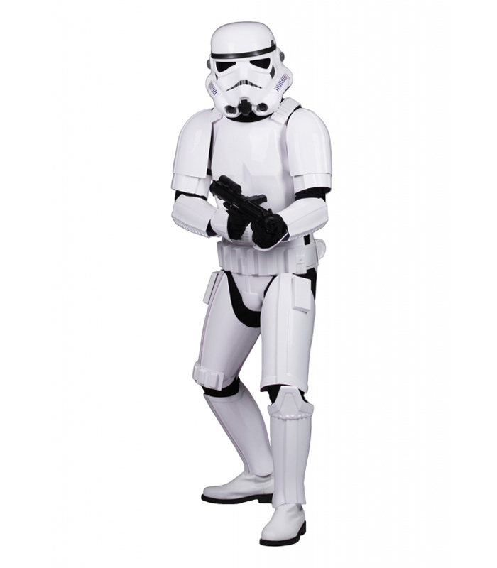 Star Wars Stormtrooper Costume Armour, Complete Package with Helmet and Accessories, Ready to Wear, STANDARD SIZE