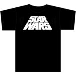 Star Wars T-SHIRTS - Star Wars Logo - Black - Adult Unisex