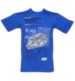 Star Wars T-SHIRTS - Haynes Millennium Falcon Manual - Blue - Unisex