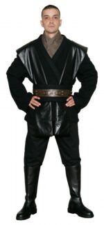 Star Wars Anakin Skywalker Sith / Jedi Costume in Black - Body Tunic Only - Replica Star Wars Costume