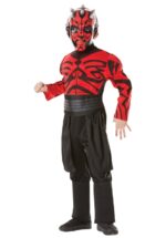 Star Wars Costume Muscle Chest Child Darth Maul