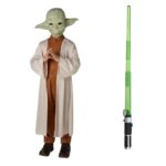 Star Wars Costume Child Lightsaber Bundle - Yoda