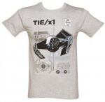 Star Wars T-SHIRTS - Haynes TIE Fighter Advanced Manual - Light Grey - Unisex