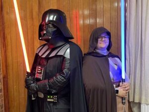 Star Wars Luke Jedi Robe and Darth Vader costume review from Abdullah